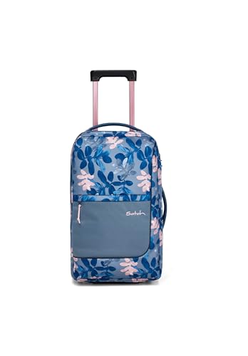 satch flow trolley suitcase hand luggage 35 l 54x32x23 cm or suitcase large 55 l 65x37x29 cm, incl. laundry bag, travel luggage Pure Coral - Coral on sale